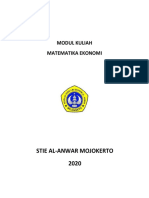 Modul Kuliah Matematika Ekonomi Dan Bisnis Nurrohman