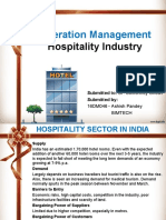 Operation Management: Hospitality Industry