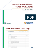 Yüksek Gerilim Temel Kavramlar Hafta 1