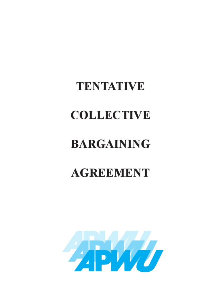USPS, APWU Tentative Contract Agreement PDF