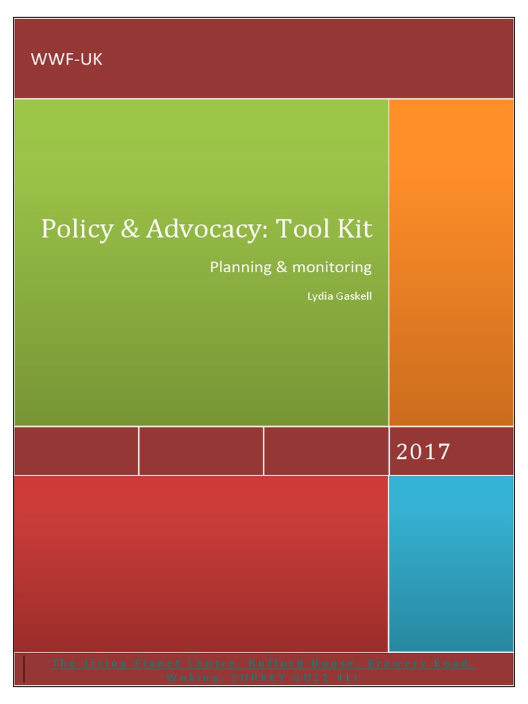 Policy and Advocacy Toolkit 300617 | PDF | Conceptual Model | Goal