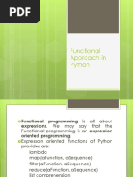 Functional Approach in Python