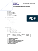 Esquema Del Proyecto de Investigación