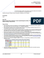 BW How To Run HCM Employee Absence Tracking Report Historical View