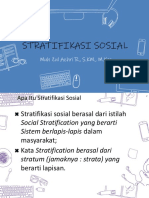 Stratifikasi Sosial - Antropologi Kesehatan