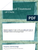 Statistical Treatment of Data