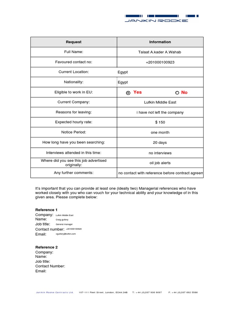 Application - Registration Form - Responses | PDF
