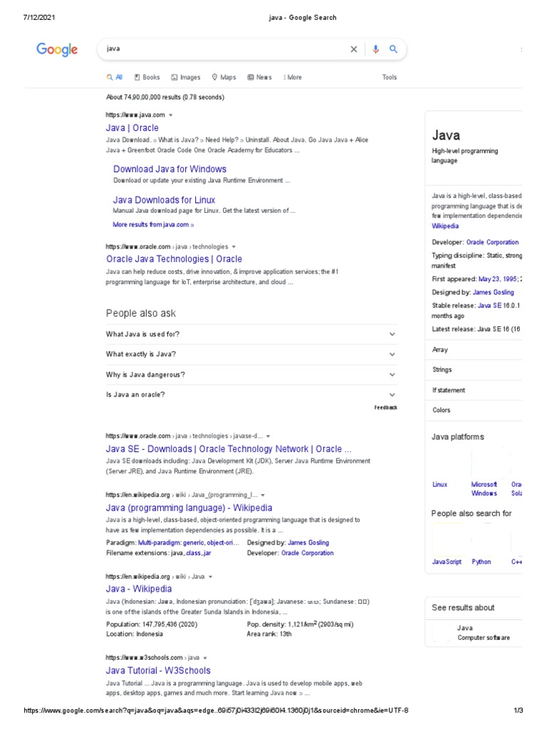 Article On Java | PDF | Java (Software Platform) | Java (Programming ...