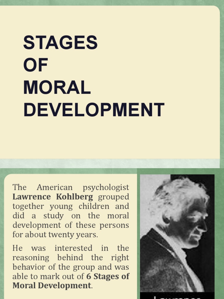 Stages of Moral Development | PDF | Morality | Ethical Principles
