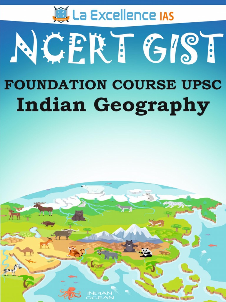 Geography NCERT GIST PDF Himalayas Drainage Basin