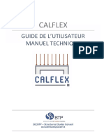 CALFLEX - Manuel Utilisateur