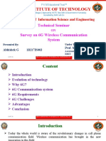 R.R. Institute of Technology: Technical Seminar Survey On 6G Wireless Communication System