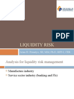 Liquidity Risk: Aries H. Prasetyo, SE, MM, PH.D, RFP-I, CER