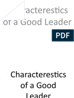 Characterestics of A Good Leader