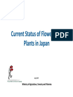 Current Status of Flowers and Plants in Japan