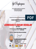 Sijil Penghargaan - Esukan Ges2.0 Perak Rendah