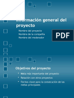 Información General Del Proyecto