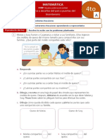 MATEMÁTICA Fracciones 4to Grado Minedu Sesión