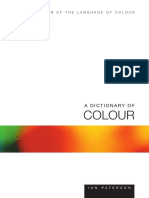 A Dictionary of Colour a Lexicon of the Language of Colour