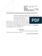 Solicita Declarar Rebelde y Fijar Fecha para Audiencia - 20 Nov. 2007