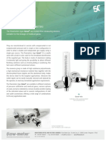 Variable Area Oxygen Flowmeters