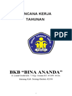 Rencana Kerja Tahunan: BKB "Bina Ananda"