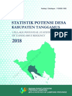 Statistik Potensi Desa Kabupaten Tanggamus 2018