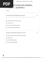 General Physics 1 Midterm Exam | PDF | Collision | Acceleration