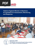 Violence Against Women in Elections: A Framework For Assessment, Monitoring, and Response