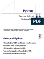 Python: Brandon Jeffcoat Dashaun West