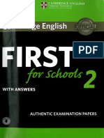 First For Schools 2 With Answers