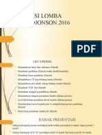 Divisi Lomba Medjonson 2016