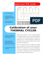 Calibration of Your Thermal Cycler: To Safeguard Your PCR Results