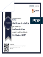 Diploma de Asume