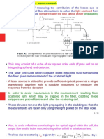 Light Scattered Short Length of Fiber Compare It With The Total Optical Power