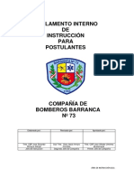 Reglamento Del Aspirante y Postulantes 2021