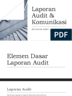 Audit - Laporan Audit & Komunikasi