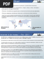 Indicadores de Mercado IAB Brasil Fev11