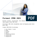 Formasi Cpns 2021