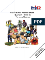 Mathematics Activity Sheet: Quarter 4 - MELC 5b