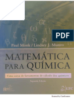 Matemática Para Química - Monk _ Munro