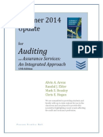 Summer 2014 Update for Auditing and Assurance Services: An Integrated Approach, 15th Edition