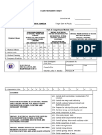 Class Progress Chart