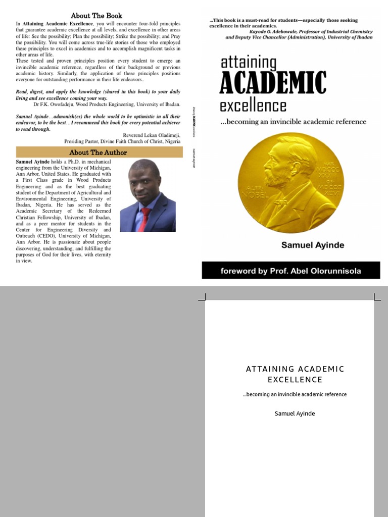 Attaining Academic Excellence 1606722441 Pdf Wisdom David