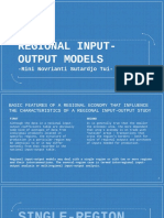 Regional Input-Output Models: - Rini Novrianti Sutardjo Tui