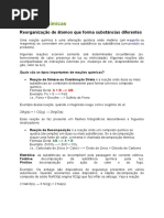 REAÇÕES QUÌMICAS + EXERCICIOS