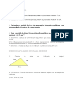 Exercícios de Matematica