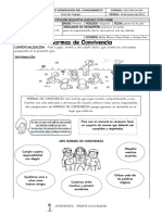 Guia 18 Ciencias Sociales - Grado Primero - Buenos Modales, Normas de Convivencia