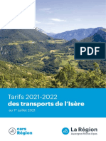 Cars Region Isere Depliant Tarifaire 2021 2022 Web