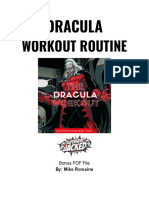 Dracula Workout Routine PDF